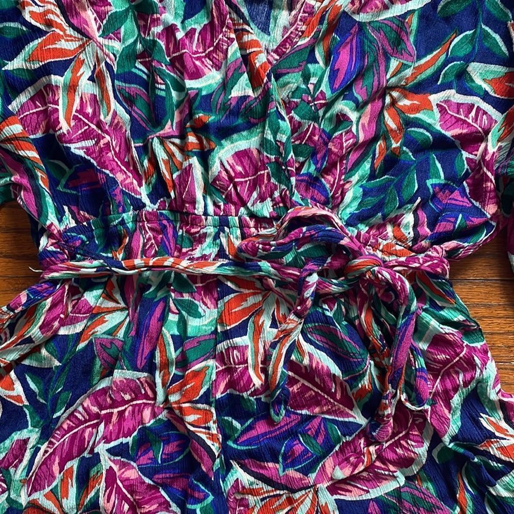 Lulu’s Hypnotized Purple Print Romper - Picture 3 of 5